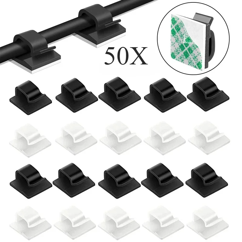 Home Improvement And Supply - Auto-Kabelklemmen-Zubehör, selbstklebende Kabelmanagement-Clips, Verkabelung, elektrische Geräte,