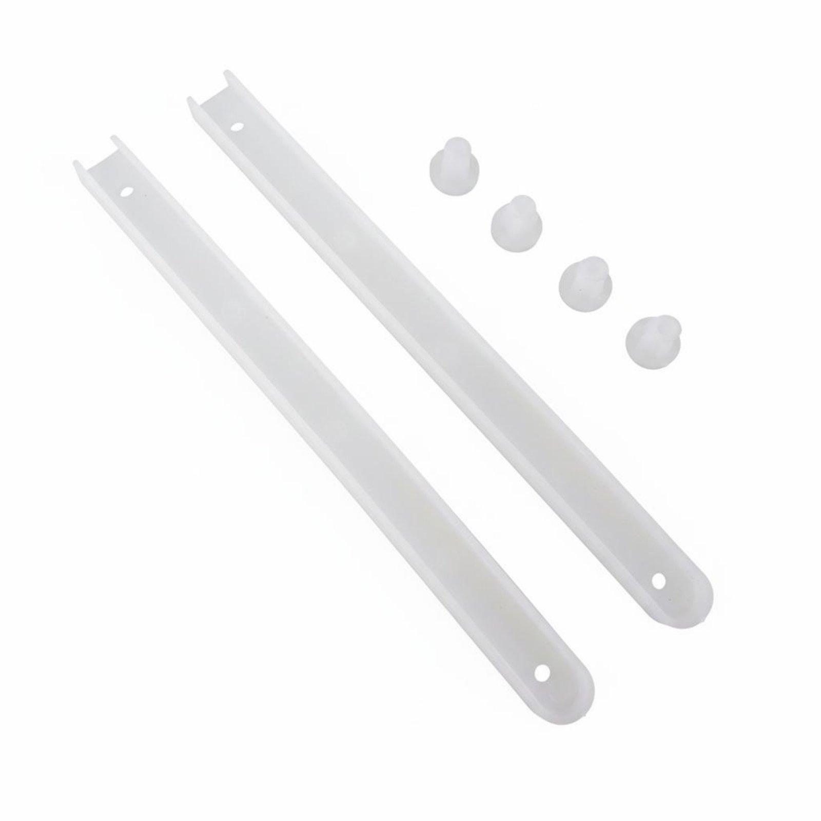 Home Improvement And Supply - Schubladenauszug-Schienen für Heimwerkerbedarf, Kunststoff-Metall-Gleitschienen, geräuscharmes Gleitkit