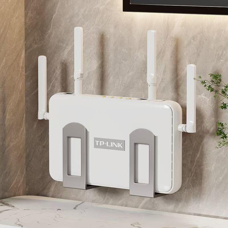 Home Improvement Supplies - 2 Stück Wandmontierte Router-Aufbewahrungsbox WLAN-Gerätehalterung Set-Top-Box