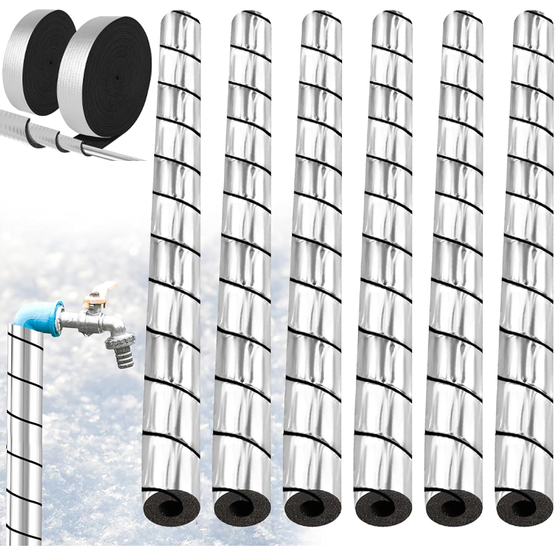 Pipe Insulation Foam - Rohrisolierungsband Selbstklebender Schaumstoff und Folienband für