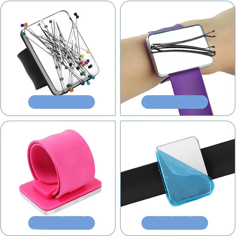Home Improvement Supplies - Magnetisches Silikon-Nadelkissen, tragbarer Nadelhalter zum Nähen,