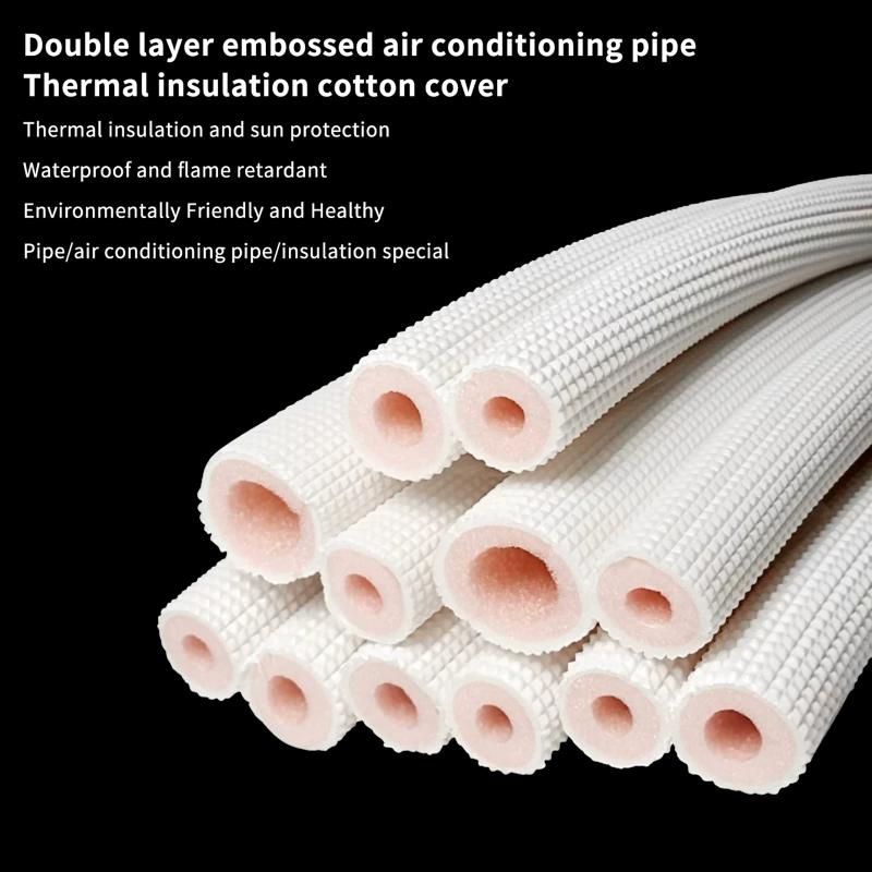 Pipe Insulation Foam - 1 Meter Rohrisolierung Schaumstoffrohr Klimaanlagen-Rohrverschraubungen Wärmeisolierender