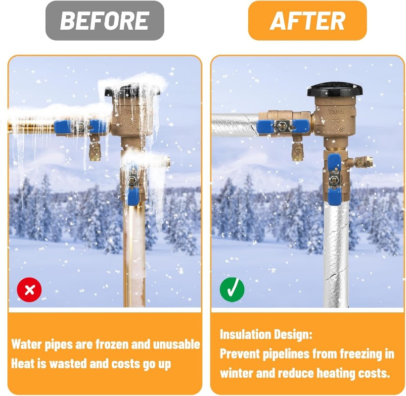 Winter Rohr Wrap Isolierung 32 – Pipe Insulation Foam Bewertung und Preis