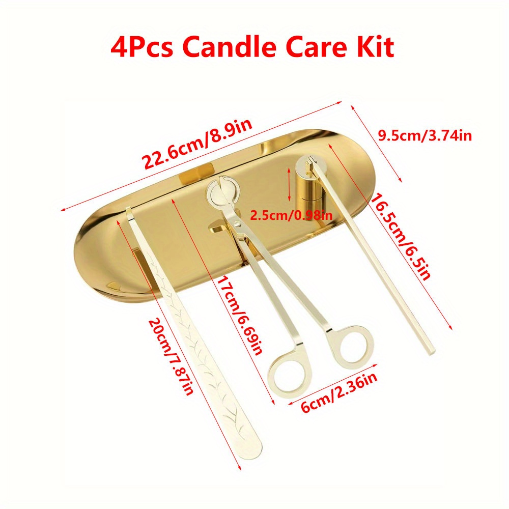4 teile/satz Luxus Kerze Pfleg – Home Improvement Supplies Bewertung und Preis