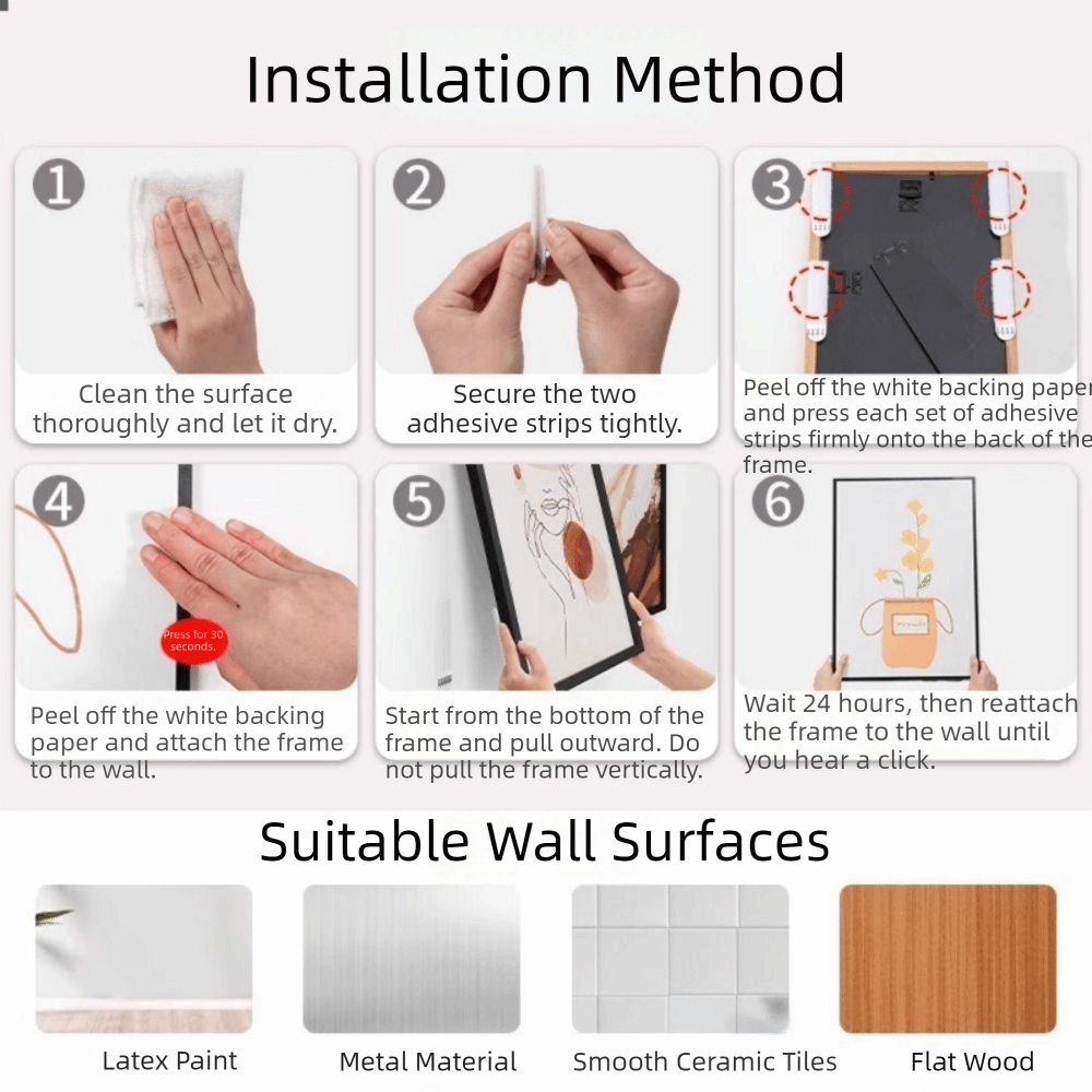 12 Paar robuste Bildaufhängest – Picture Hanging Strip Bewertung und Preis