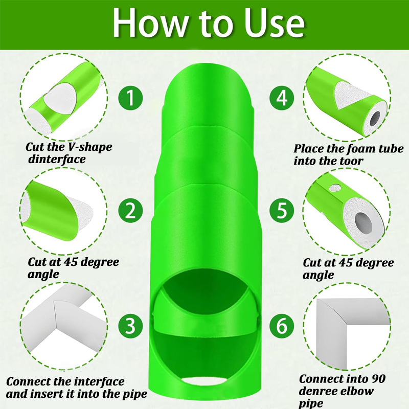 3Pcs Schaum Rohr Cutter Werkze – Pipe Insulation Foam Bewertung und Preis