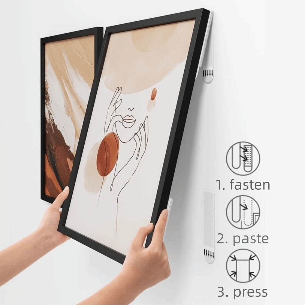 12 Paar Schwerlast-Bilderaufhä – Picture Hanging Strip Bewertung und Preis