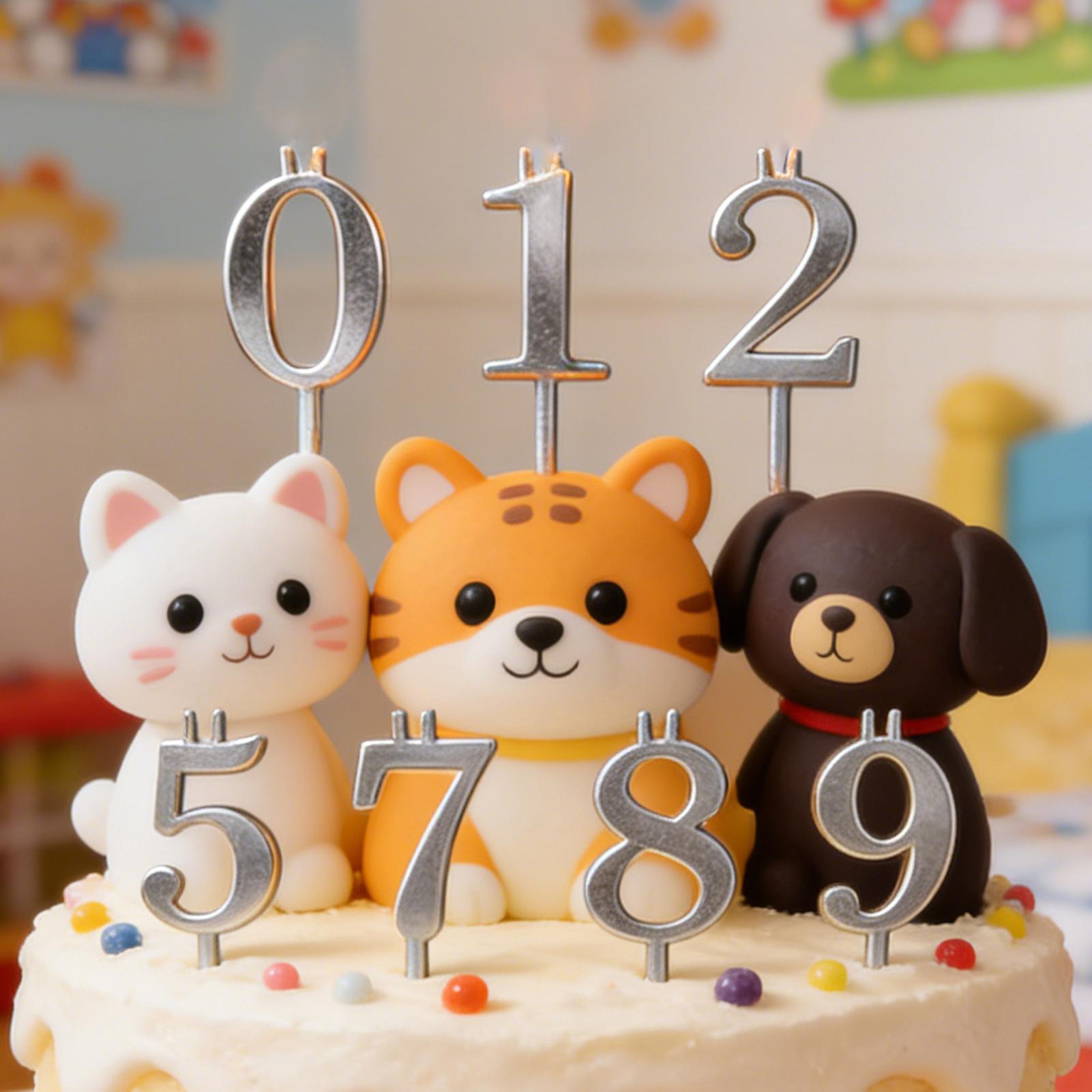 10 Stück 0-9 Zahlen-Kuchenaufs – Home Improvement Supplies Bewertung und Preis